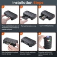 thumbnail image 5 of 4-Pack Ultrasonic Rodent Repellent for Car Engines, Battery-Powered Mouse Repeller with Flashing Strobe Light for Car, RV, Garage & Home, 5 of 7