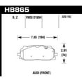 thumbnail image 1 of Hawk Performance Hb865b.620 Street Brake Pads, 1 of 2