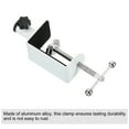 thumbnail image 4 of Uxcell 0.49" Hole Dia. Aluminum Alloy Universal C Clamp Table Lamp Mic Arm Desk Clamp, White, 4 of 5