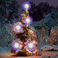 thumbnail image 4 of Happon Fairy String Lights Christmas Lights, 200 LED Waterproof Copper Wire Decorative Hanging Starburst Lights for Christmas Decoration (Multicolor), 4 of 6