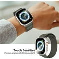 thumbnail image 2 of KOMI 2-Pack for Apple Watch Ultra/Ultra 2 49mm PC All-Around Screen Protector Case, Tempered Glass Screen Protector Case Ultra-Thin for iWatch Ultra/iWatch Ultra 2 49mm Protection Cover White, 2 of 5