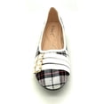 thumbnail image 3 of Three Lair Belted Plaid Ballerina Flats, 3 of 4