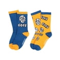 thumbnail image 6 of Dragon Ball Z Boys' Socks Goku Kame Symbols 2 Pairs Kids Athletic Crew Socks, 6 of 7