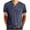 Dark Blue, variant on Xihbxyly Casual Tops for Men Big & Tall Button Crew Neck Short Sleeve Quick Dry T Shirt Tops Casual Stylish Solid Slim Fit Tops Casual Stylish Trendy for Traveling