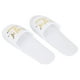 thumbnail image 3 of 5 pares de pantuflas desechables con estampado de letras para hotel, bodas, fiestas, accesorios de fotografía y dama de honor., 3 of 12