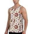 thumbnail image 2 of Easygdp Rabbit And Egg Men's Tank Top, Sleeveless Muscle T Shirts, Breathable, Quick-Dry, Loose for Gym, Running, Fitness - 4X-Large, 2 of 9