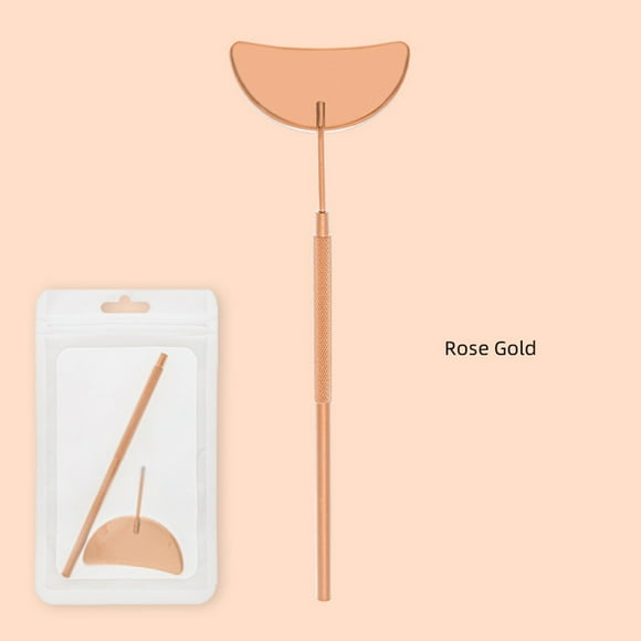 Lash Mirror Lash Mirror Professional Beauty Salon Portable Stainless Steel Makeup Eyelash Extension MirrorRose Gold ANGGREK Otros