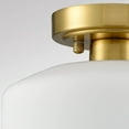 thumbnail image 3 of Modern Farmhouse Semi Flush Mount Ceiling Light Gold Hallway Light Fixture, 3 of 4