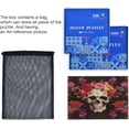 thumbnail image 7 of FREEAMG Skull with Flower Crowns Puzzle 1000 Pieces - Wooden Jigsaw Puzzles for Family Games - Suitable for Teenagers and Adults, 7 of 7