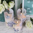 thumbnail image 3 of Velas sin llama Romance Hydrangea Glass con temporizador remoto, 3 of 9