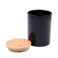 thumbnail image 1 of Canister Mainstays Liso con Tapa de Bambú de 750 ml Negro, 1 of 3