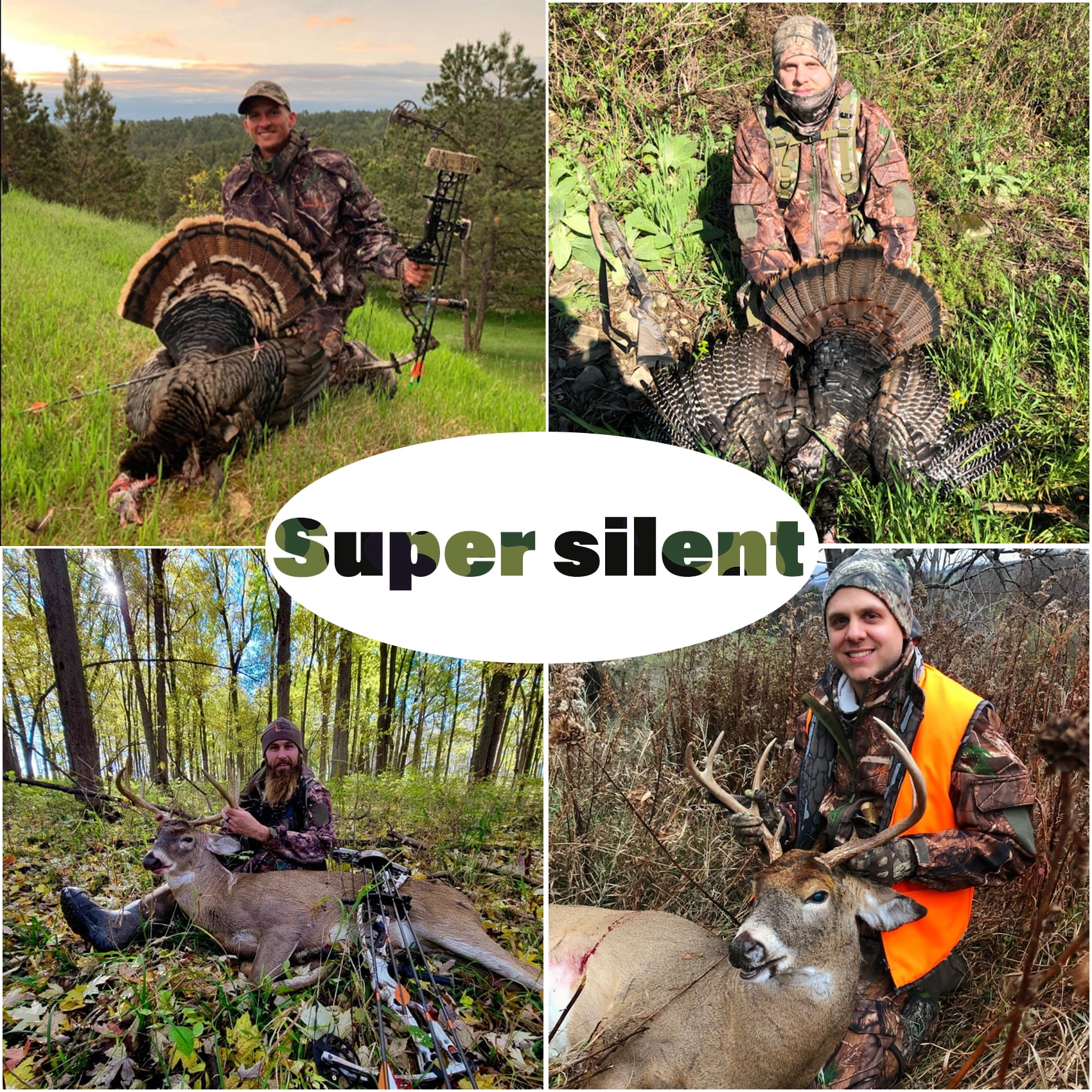 Hunting Clothes for Men,Silent Water Resistant Hunting Duck Deer Hunting Suits