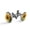 Color 1, variant on Men's Classic Stainless Steel, Sunflower Bee Rustic Wooden Cufflinks Business Wedding Shirts, Black