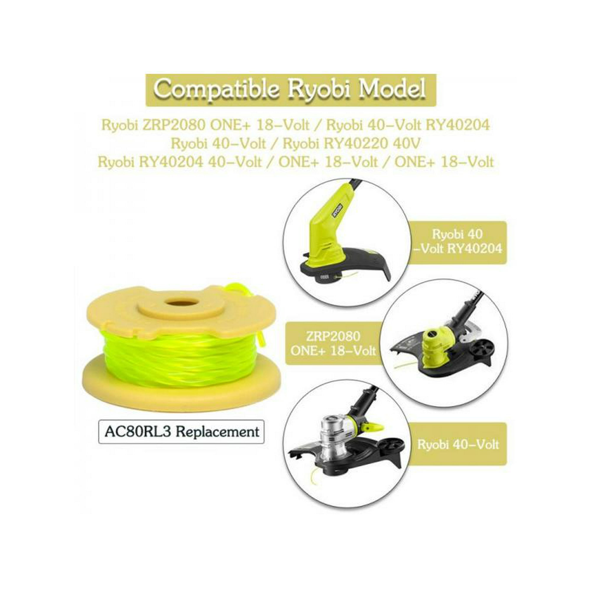 Ryobi 40 volt trimmer string replacement discount