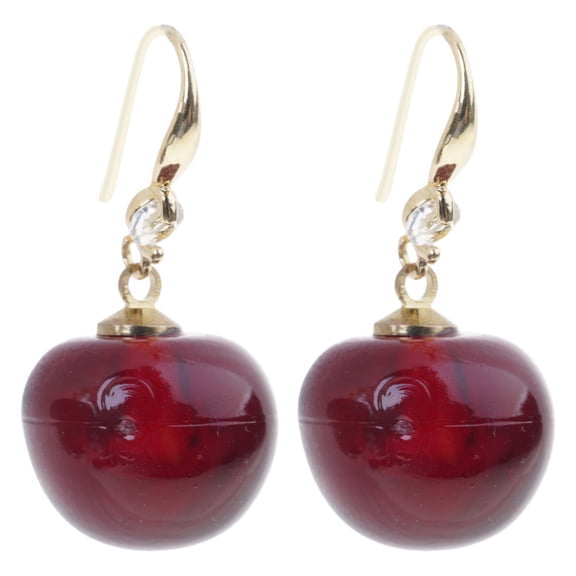 Necvior Sweet Cherry Earrings Fashion Ear Jewelry Multifuntional Accessory Ear Jewelry