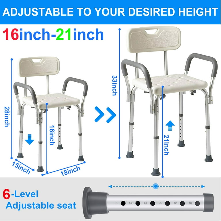 Heavy duty shower chair walmart hot sale