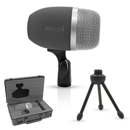 Tom Mic 1Piece Wired Cardioid Bass Drum Microphone Kit High SPL Instrument Microfono w XLR Connection- Tom XP