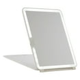 thumbnail image 2 of Impressions Vanity Touch Pad 2.0 Portable LED Makeup Lighted Mirror with Touch Sensor (White Marble), 2 of 11