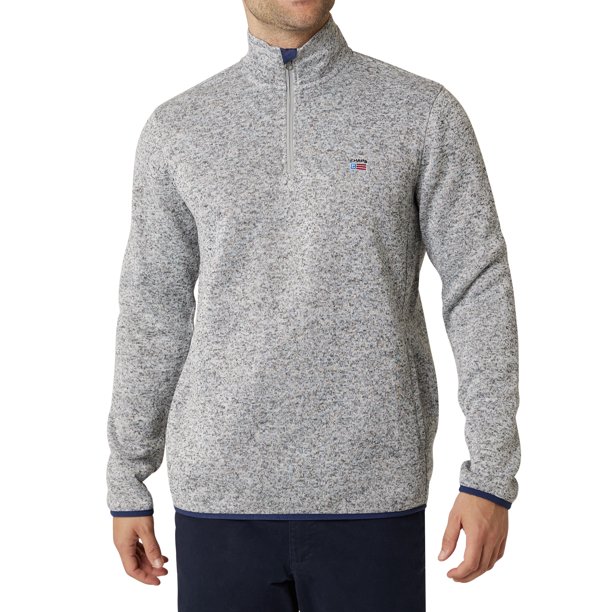 Chaps Men's Coastal Quarter Zip Sweater Fleece Sizes XS up to 4XB