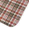 thumbnail image 3 of Red and Green Christmas Plaid Pattern Dish Drying Mat for Kitchen 1 Pack, Ultra Absorbent Microfiber Dishes Drainer Mats,18x24in(46x61cm), 3 of 4