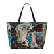 thumbnail image 2 of Easygdp Colorful Graffiti Cow Bolsa de Viaje de Playa de Gran Capacidad, Bolsa Tote Perfecta para la Playa, Escapadas de Fin de Semana y Viajes, 2 of 7