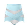 thumbnail image 2 of Bigersell Cotton Thong Underwear for Women Clearance Womens Briefs Underwear Thong Panty Style P-963 Nylon Period Panties Thong Panties Briefs Mid Waist Women's Briefs Blue XL, 2 of 4