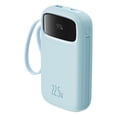 thumbnail image 2 of Power Bank 22.5W 10000 mAh Baseus Qpow2 Cable iOS y USB-C, Puerto USB y USB C (Azul), 2 of 7