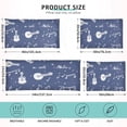 thumbnail image 5 of Whimsical Music Notes Soft Plush Pillow Cover, Zippered Design, Comfortable for Bedroom and Sofa, 5 of 9