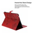 thumbnail image 5 of Dteck Folio Case For iPad Pro 9.7 inch, Lightweight Embossed Butterfly PU Leather Flip Stand Case Cover with Card/Stlylus Holder,Red, 5 of 7