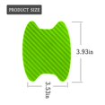 thumbnail image 2 of 4PCS Car Door Handle Sticker, Carbon Fiber Anti-Scratches Car Door Cup Protector, Non-Marking Auto Door Handle Protective Film, Universal for Most Car Handles,Green, 2 of 7