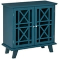 thumbnail image 1 of HOMCOM Storage Cabinet with Fretwork Doors Shelf Modern Sideboard Buffet, 1 of 10