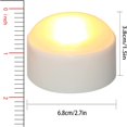 thumbnail image 2 of 2 Pack Halloween LED Pumpkin Lights with Remote and Timer White Color Flickering Battery Operated Decor Jack-O-Lantern Flameless Electric Candles for Pumpkin Home Outdoor Decorations, 2 of 6