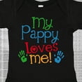 thumbnail image 4 of Inktastic My Pappy Loves Me Boys or Girls Baby Bodysuit, 4 of 5