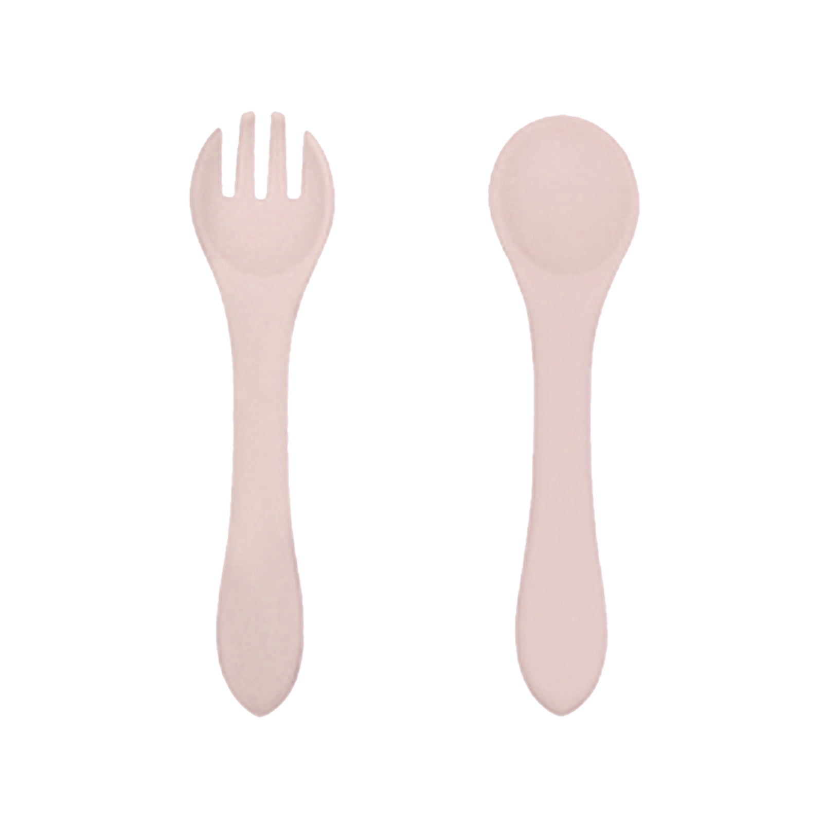 Bebcare Tiger Silicone Spoon and Fork Set, 3-Pack, Multi-color, Dishwasher Safe, Durable, BPA-Free