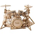 thumbnail image 1 of Rompecabezas 3D TUNC Modelo de madera Instrumentos musicales Kit de batería, 1 of 5