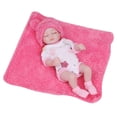 thumbnail image 1 of 28cm 11inch Silicona Baby Doll Juguete para bebé recién Regalos de cumpleaños - Rosado Sunnimix Muñeca Reborn de silicona, 1 of 8