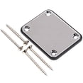thumbnail image 1 of ogrmar cuello placa Fender con la tripulación cromado Repuestos para guitarra eléctrica 1pcs, 1 of 4