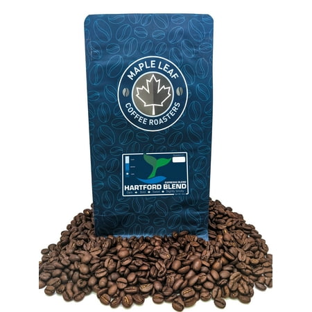 Maple Leaf Coffee Roasters - Hartford Espresso Blend, Whole Bean, Dark Roast, 12oz