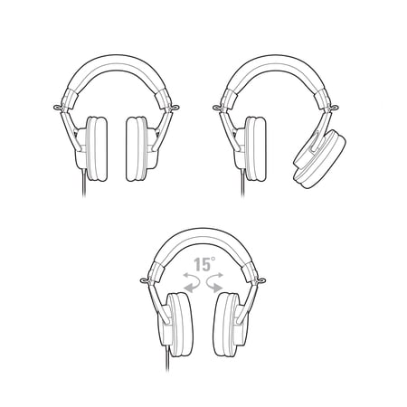 audio-technica ATH-M20x モニター ヘッドホン