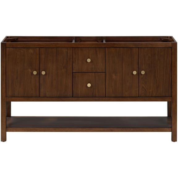 Avanity Zoe-V60 Zoe 60" Double Free Standing Vanity Cabinet Only - Wood