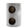 thumbnail image 4 of PETMAKER 2-Story Double-Hole Cat Condo With Scratch Surface - Gray, 4 of 6