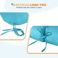 thumbnail image 5 of EAGLE PEAK Tufted Outdoor/Indoor Seat/Back Chair Cushion, Set of 2, 42'' x 21'', Blue, 5 of 10