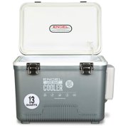 ENGEL 13 Qt Live Bait Pro Cooler with Rechargeable Aerator - Silver 13 Qt