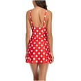 thumbnail image 6 of Taqqpue Womens Maternity Swimsuit 2 Piece Swimsuits Set Floral Print Flare Flowy Pregnancy Swimdress with Shorts,Retro High Waist Bikini Tankini Swimwear,Plus Size Tankini Bathing Suits, 6 of 9