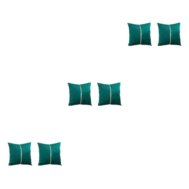 Funda de Cojín Yuarrent Terciopelo Elegante 2 Piezas Verde