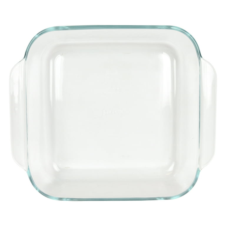 Pyrex Basics 2-Qt Glass Baking Dish with Lid, Tempered Glass Baking Dish  with Large Handles, Non-Toxic, BPA-Free Lid, Dishwashwer, Microwave,  Freezer