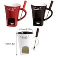 thumbnail image 4 of Matsuzay Juego de tazas de europeas para derretir queso y calentar alimentos, logrando así una cocción suave y consistente. Cocina y Comedor café, 4 of 6