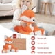 thumbnail image 3 of Peluche pesado Niuniu Daddy Fox de 1,5 kg para niños, 3 of 7