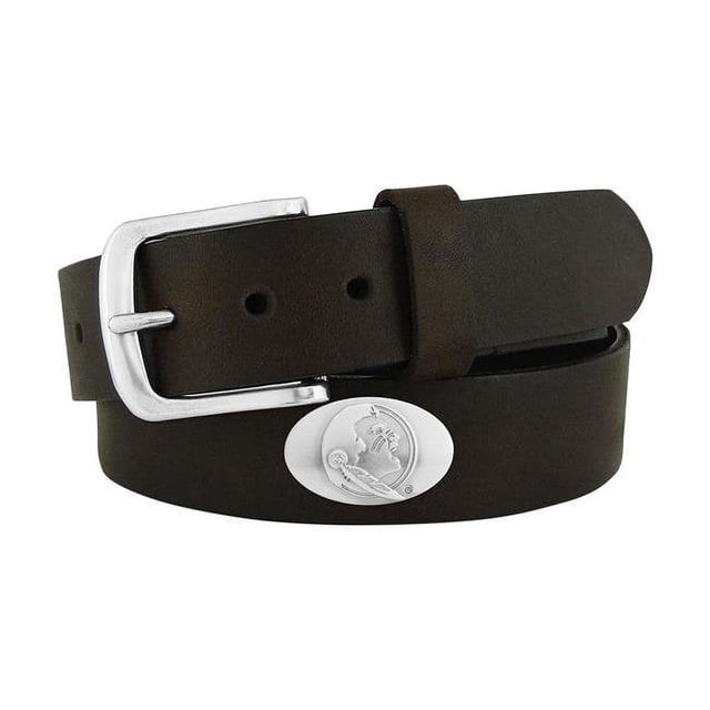ZeppelinProducts FSU-BOLP-BRW-34 FSU Ceinture en Cuir Brun Concho - Taille 34