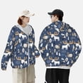 thumbnail image 5 of Picia Forest Elk Women's Men's UPF 50+ Sun Protection Hoodie Shirt Long Sleeve SPF Fishing Outdoor UV Hiking Lightweight Shirts-3X-Large, 5 of 9